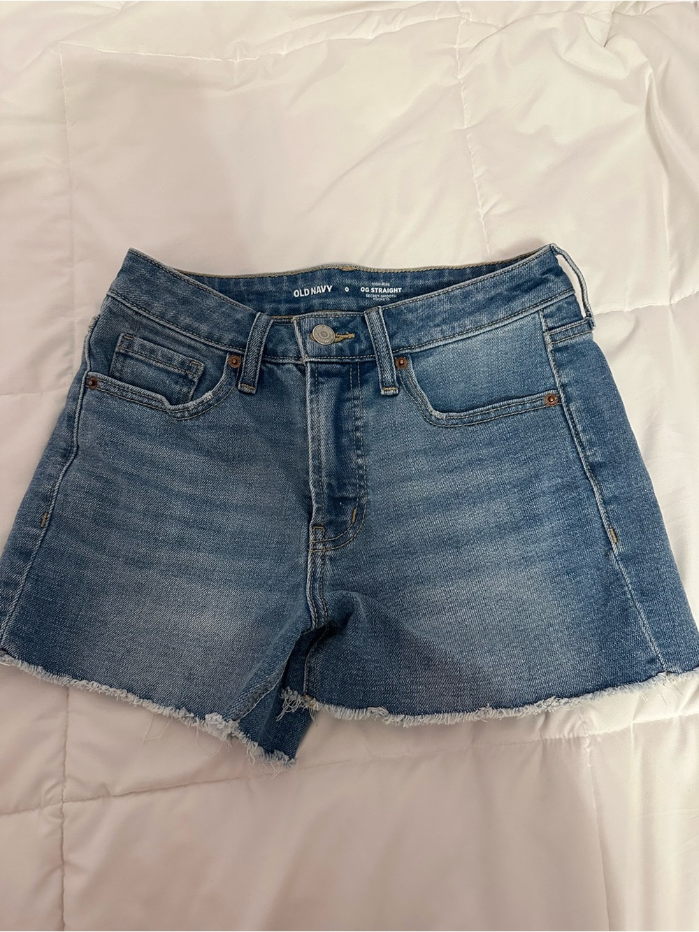 Old navy high rise jean shorts